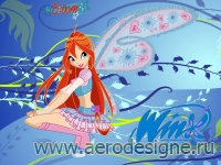 Крылья фея огня дракона Блум, в трансформации Believix (Winx Club). 1