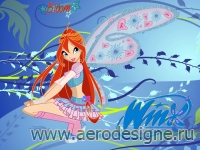 Крылья фея огня дракона Блум, в трансформации Believix (Winx Club). 1